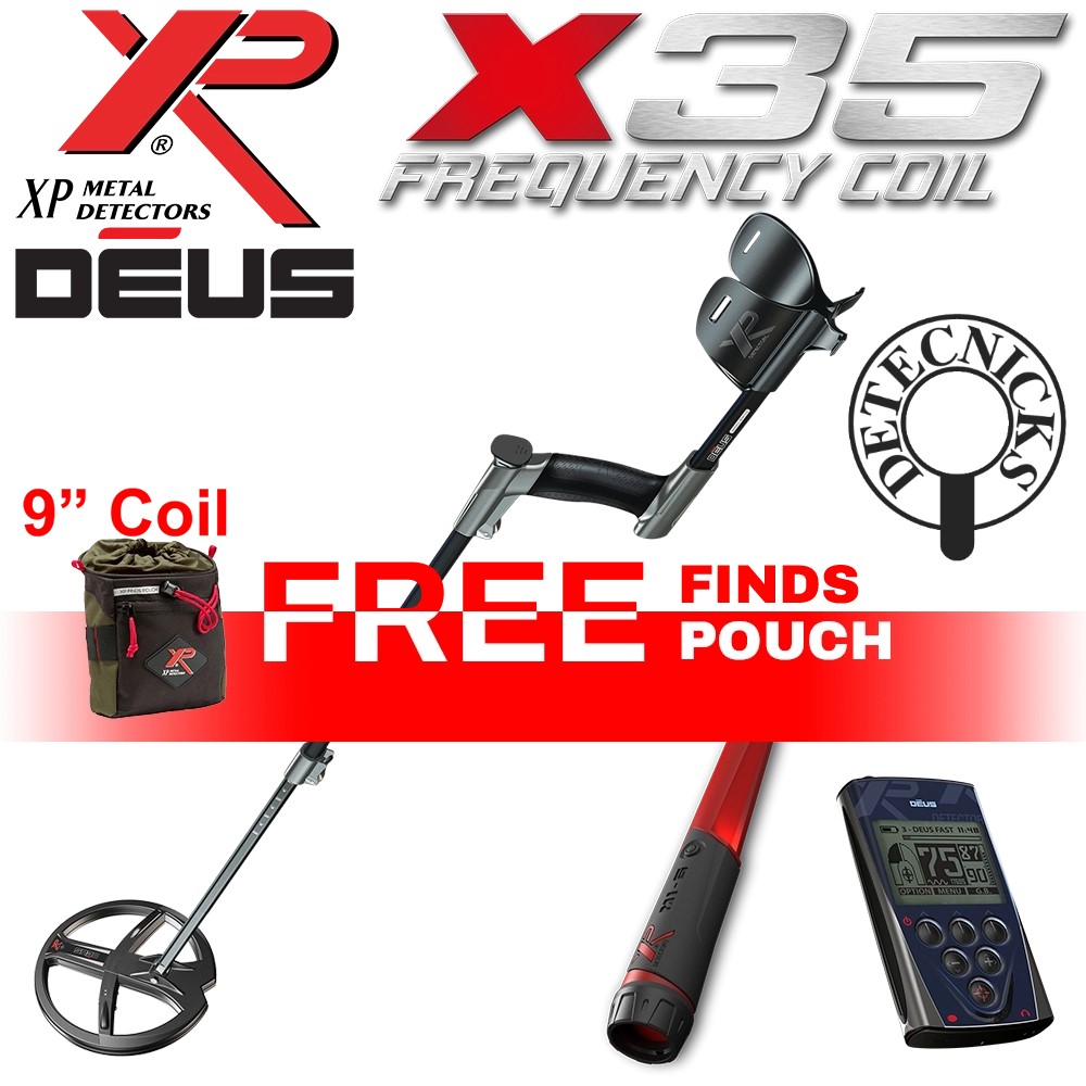 XP Deus 1 - 9&#34; x35, remote & mi6 probe